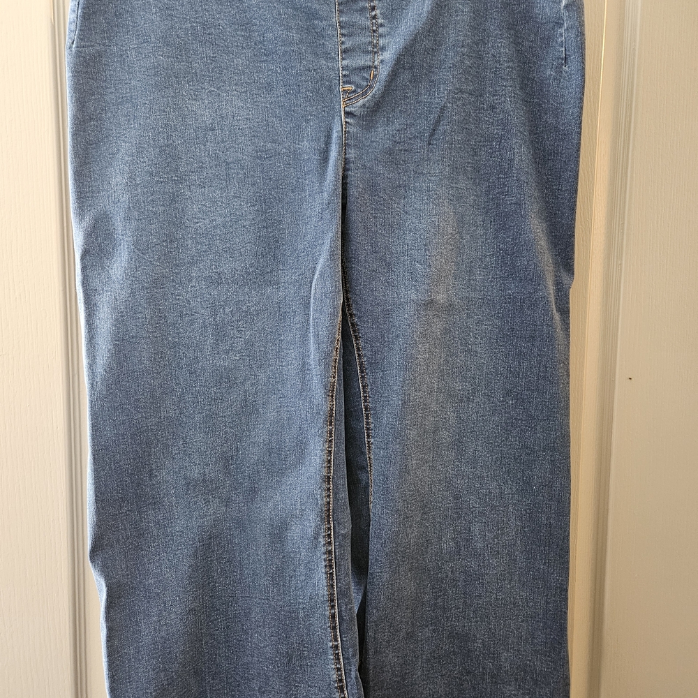 Isaac Mizrahi Blue Flare & Wide Leg Jeans